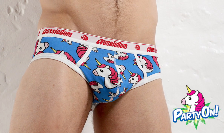 Slipy AussieBum Partyon Unicorn15